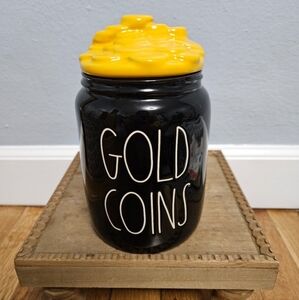 Rae Dunn St. Patrick's Day Gold Coins Canister